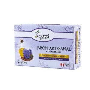 Jabon de linaza y coco 150gr GATTI